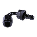 Russell 4AN Twist-Lok 120 Degree Hose End - Black