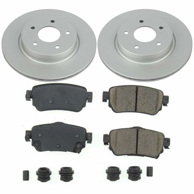 Power Stop 18-19 Nissan Rogue Front & Rear Z17 Evolution Geomet Coated Brake Kit