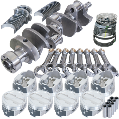 Eagle Chevy LT1350 1Pc 3.750in Crank 5.700in I-Beam Rods -18cc 4.060in Pistons Rotating Assembly