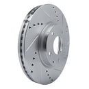 R1 13-19 Mazda CX-5 Front Right Drilled & Slotted Silver Brake Rotor