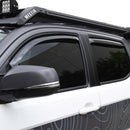 Westin 2016-2018 Toyota Tacoma Double Cab 4dr In-Channel Wind Deflector 4pc - Smoke