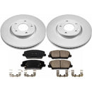 Power Stop 2016 Hyundai Veloster Front & Rear Z17 Coated Brake Kit