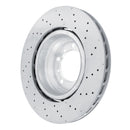 DFC 10-11 Porsche 911 Left Rear Drilled Hi-Carbon Alloy Geomet Coated Rotor
