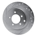 R1 07-17 Chrysler Sebring Front & Rear Drilled & Slotted Silver Brake Rotor Set