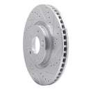R1 11-23 Hyundai Azera Front Drilled & Slotted Silver Brake Rotor Set