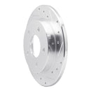 R1 86-92 Buick Riviera Rear Drilled & Slotted Silver Brake Rotor Set