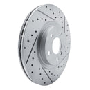 R1 15-25 BMW 228I Gran Coupe Front Right Drilled & Slotted Geo-Carbon Rotor