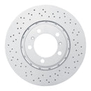 DFC 17-23 Porsche 718 Boxster Right Front Drilled Hi-Carbon Alloy Geomet Coated Rotor
