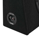 DS18 Single 10in Shallow Enclosure w/ Subwoofer 350 Watts RMS Sealed Black Carpet