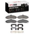 DFC 97-10 Chevrolet Corvette Front 5000 Advanced Semi Metallic Brake Pads and Hardware Kit