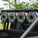 DS18 Marine And Powersports Towers 6.5in 100 Watts RMS RGB LED Lights Black Carbon Fiber