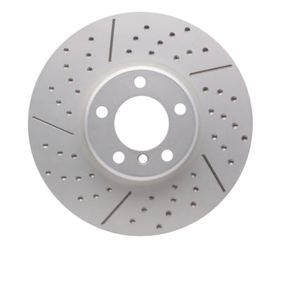 DFC 12-21 BMW 335I GT xDrive Front Hi-Carbon Alloy Geomet Coated Rotor - Dimpled and Slotted