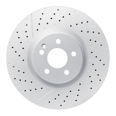 DFC 14-19 Mercedes-Benz CLA45 AMG Front Drilled GeoSPEC Coated Rotor and Slotted