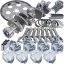 Eagle Chevy 350 1Pc 3.750in Crank 5.700in I-Beam Rods 4.030in Pistons 168 Tooth FP Balanced Assembly