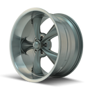 Ridler 695 22x10.5 / 5x127 BP / 0mm Offset / 83.82mm Hub Gloss Grey Machined Wheel
