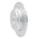 R1 10-15 Honda Accord Crosstour Front & Rear Drilled & Slotted Silver Brake Rotor Set