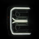 AlphaRex 23-26 Ford F-250 SD LUXX LED Proj Headlights Alpha Blk w/Activ Light/Seq Signal/Switchback