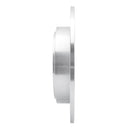 R1 06-14 Honda Ridgeline Rear Right Drilled & Slotted Silver Brake Rotor
