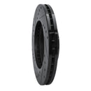 R1 92-98 Lexus SC300 Front Right Drilled & Slotted Black Brake Rotor