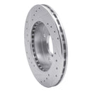 R1 89-96 Nissan 240SX Front & Rear Drilled & Slotted Silver Brake Rotor Set