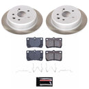 Power Stop 06-13 Lexus IS250 Front and Rear Semi-Coated Rotor Kit