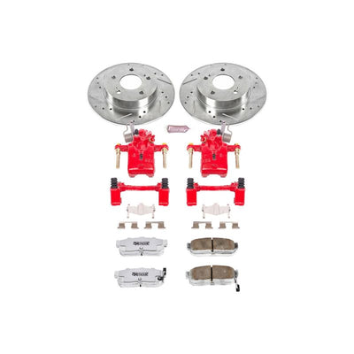 Power Stop 1999 Nissan Maxima Front & Rear Z26 Street Warrior Brake Kit w/Calipers