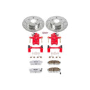 Power Stop 96-99 Infiniti I30 Front & Rear Z26 Street Warrior Brake Kit w/Calipers
