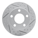 R1 92-05 Audi A6 (Mexico) Rear Right Drilled & Slotted Geo-Carbon Rotor