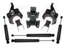 MaxTrac 73-87 Chevrolet C10 2WD 2.5in/4in Lowering Spindle Kit (1in Rotor)