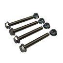 Kooks Ball and Socket Bolt Kit (4 M10 x 75 Flange Bolts/ 4 M10 Flange Nuts)