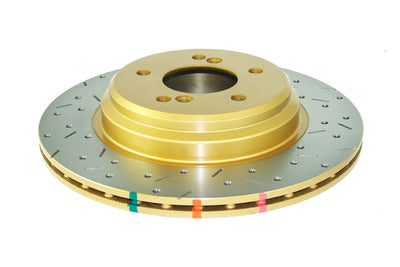 DBA 01-07 BMW M3 E46 w/325mm rotor Rear Drilled & Slotted 4000 Series Rotor