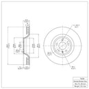 DFC GeoSPEC Coated Rotors - Plain