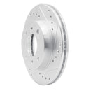 R1 89-98 Nissan 240SX Front & Rear Drilled & Slotted Silver Brake Rotor Set