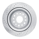 R1 19-25 Ram 1500 Front & Rear Drilled & Slotted Silver Brake Rotor Set
