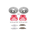 Power Stop 99-02 Ford Mustang Front & Rear Z26 Street Warrior Brake Kit w/Calipers