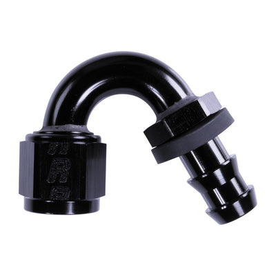 Russell 8AN Twist-Lok 150 Degree Hose End - Black