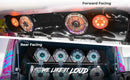 DS18 21-25 Ford Bronco 4-Door Overhead Bar Fits 4 x 8in/2x 6.5in/2x 3.78in (Speakers Not Included)