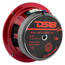 DS18 6.5in 250 Watts RMS 4 ohm Mid-Range Loudspeaker w/ RGB Dust Cap