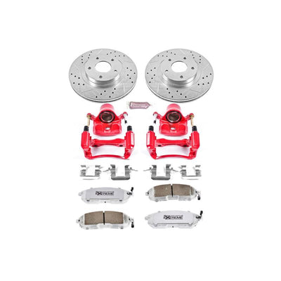 Power Stop 02-06 Nissan Altima Front & Rear Z26 Street Warrior Brake Kit w/Calipers