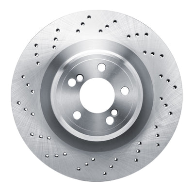 DFC 15-19 BMW X6 Left Rear Drilled Brake Rotor