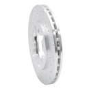 R1 82-85 Nissan 720 DATSUN Front Left Drilled & Slotted Silver Brake Rotor