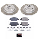 Power Stop 21-22 Chevrolet Malibu Front and Rear Semi-Coated Rotor Kit