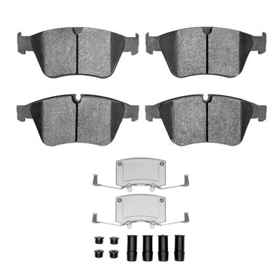 DFC 07-11 Mercedes-Benz R63 AMG Front 5000 Advanced Low Metallic Brake Pads and Hardware Kit