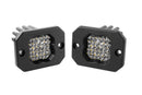 Diode Dynamics Stage Series C1 LED Pod Sport - White Flood Flush ABL (Pair)