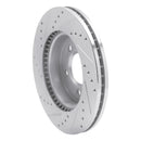 R1 10-17 Volkswagen AMAROK (Mexico) Front Right Drilled & Slotted Silver Brake Rotor