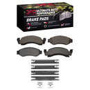 DFC 86-93 Ford F-150 Front Drill/Slot Geoperformance Rotors Ultimate Duty Perf Brake Pads w/Hardware