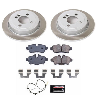 Power Stop 2013 Mini Cooper Front and Rear Semi-Coated Rotor Kit