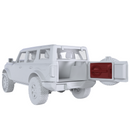 DS18 21-25 Ford Bronco Tailgate Subwoofer Enclosure 12in Loaded IXS12.4D Included (Speaker Included)