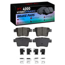 DFC 05-09 Ford Five Hundred Rear Geospec Rotors w/4000 HybriDynamic Brake Pads w/Hardware
