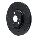 R1 13-19 Buick Regal Front Left Drilled & Slotted Black Brake Rotor